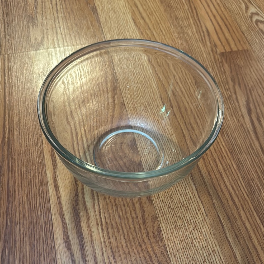 Clear Glass Mixing Bowl - Durable Kitchen Bowl